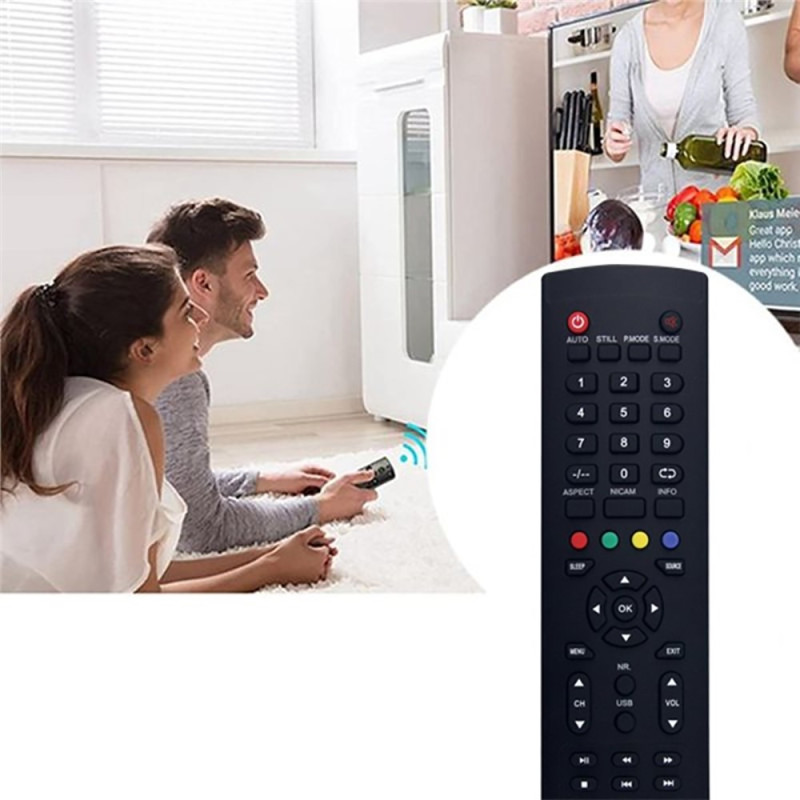 Udskiftning af fjernbetjening til RM-C3113 til JVC TV