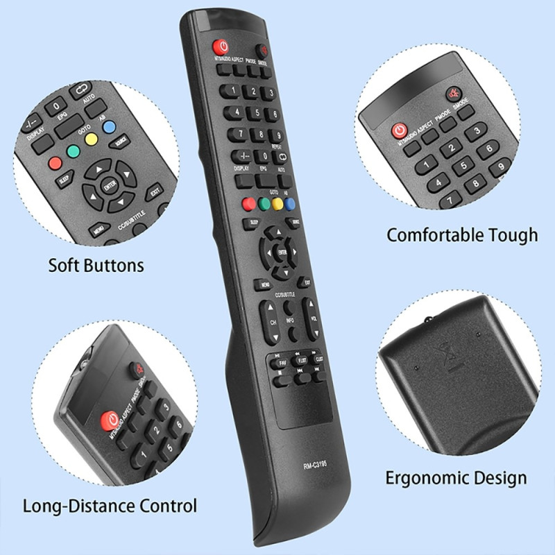 JVC-television RM-C3195-kaukosäätimen vaihto-osa