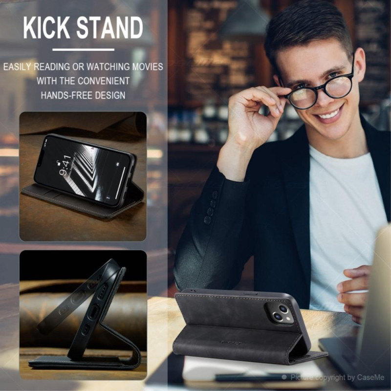 CASEME Lommebok - deksel iPhone 14 Plus - Svart