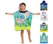 Huva Cape Badhandduk Badrock Poncho, 60x60cm - Crocodile