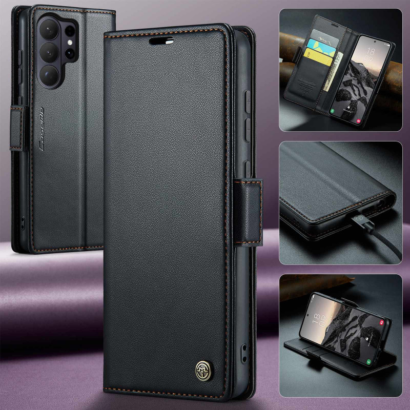 CASEME Lommebok-deksel Samsung Galaxy S26 Ultra - Svart