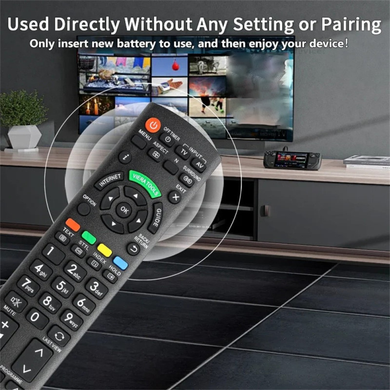 Remote Control Replacement for N2QAYB000753 For Panasonic TV