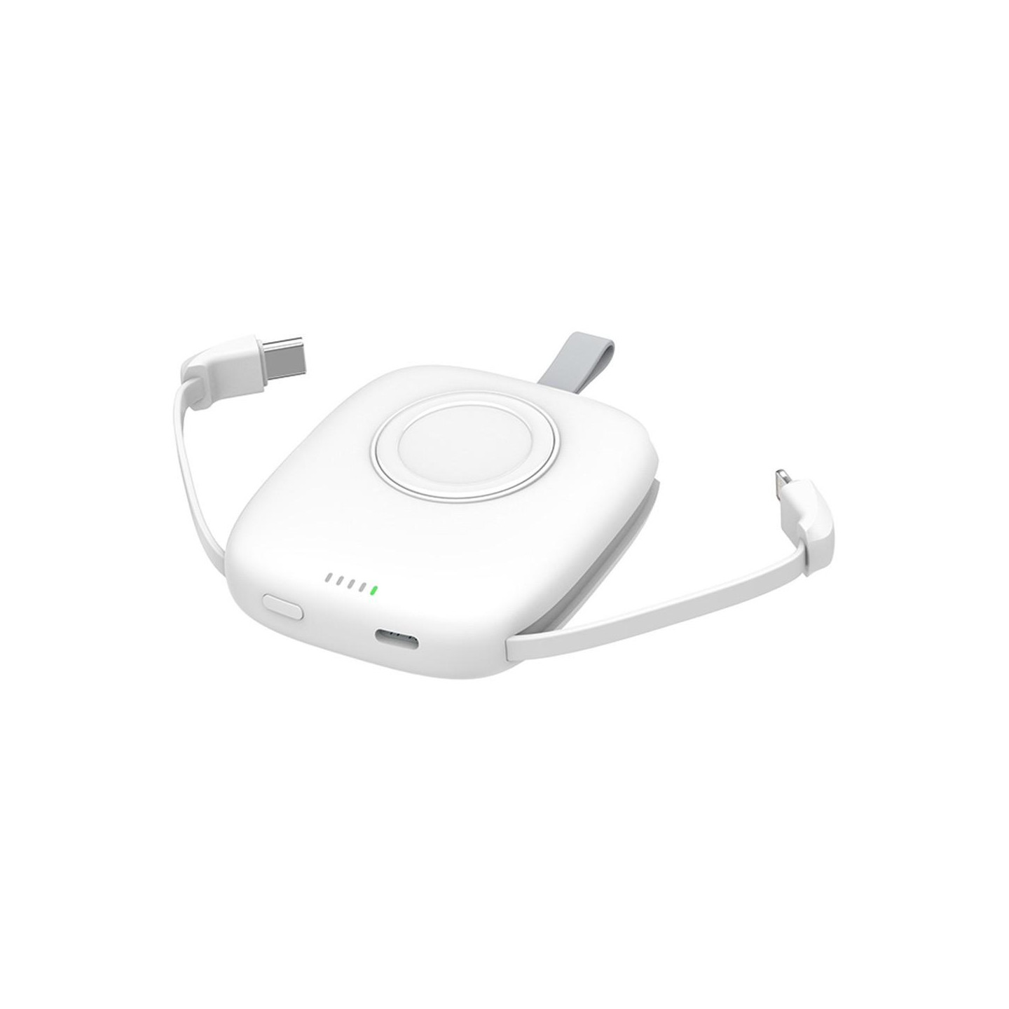 S3 Type - C / iP Cabled 5000mAh Portable Cell Phone Power Bank