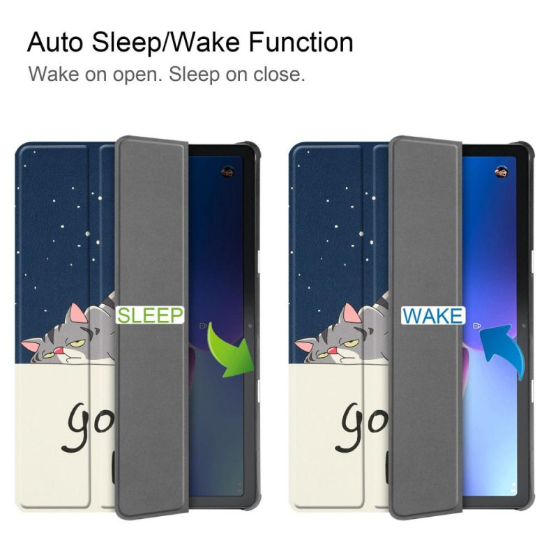 Lenovo Tab M10 (Gen 3) Kolminkertainen jalustan kansi - Cat