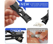 Nagelklippare Rostfritt Stål Fingernaglar Tånaglar Klippare Nageltrimmer Manikyrverktyg