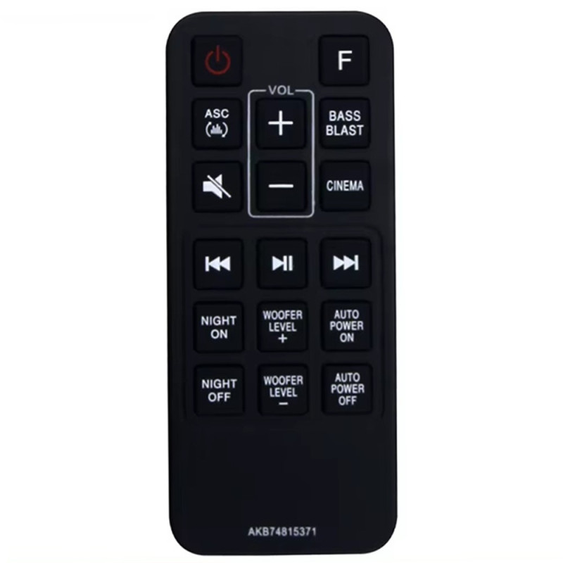 Replacement Remote Control for AKB74815371 For LG Soundbar