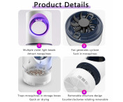 UV-attraktionsljus Mosquito Killer USB Elektrisk Bug Zapper