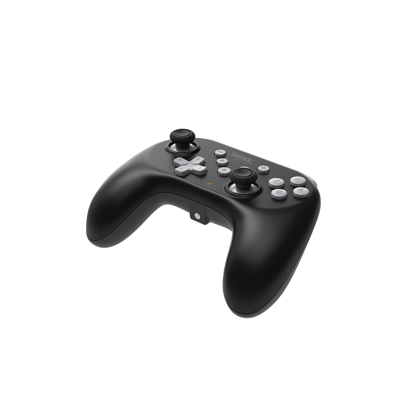 Trådløs Bluetooth-kontroller for Nintendo Switch 1+2+OLED Vibrasjon Svart/Hvit