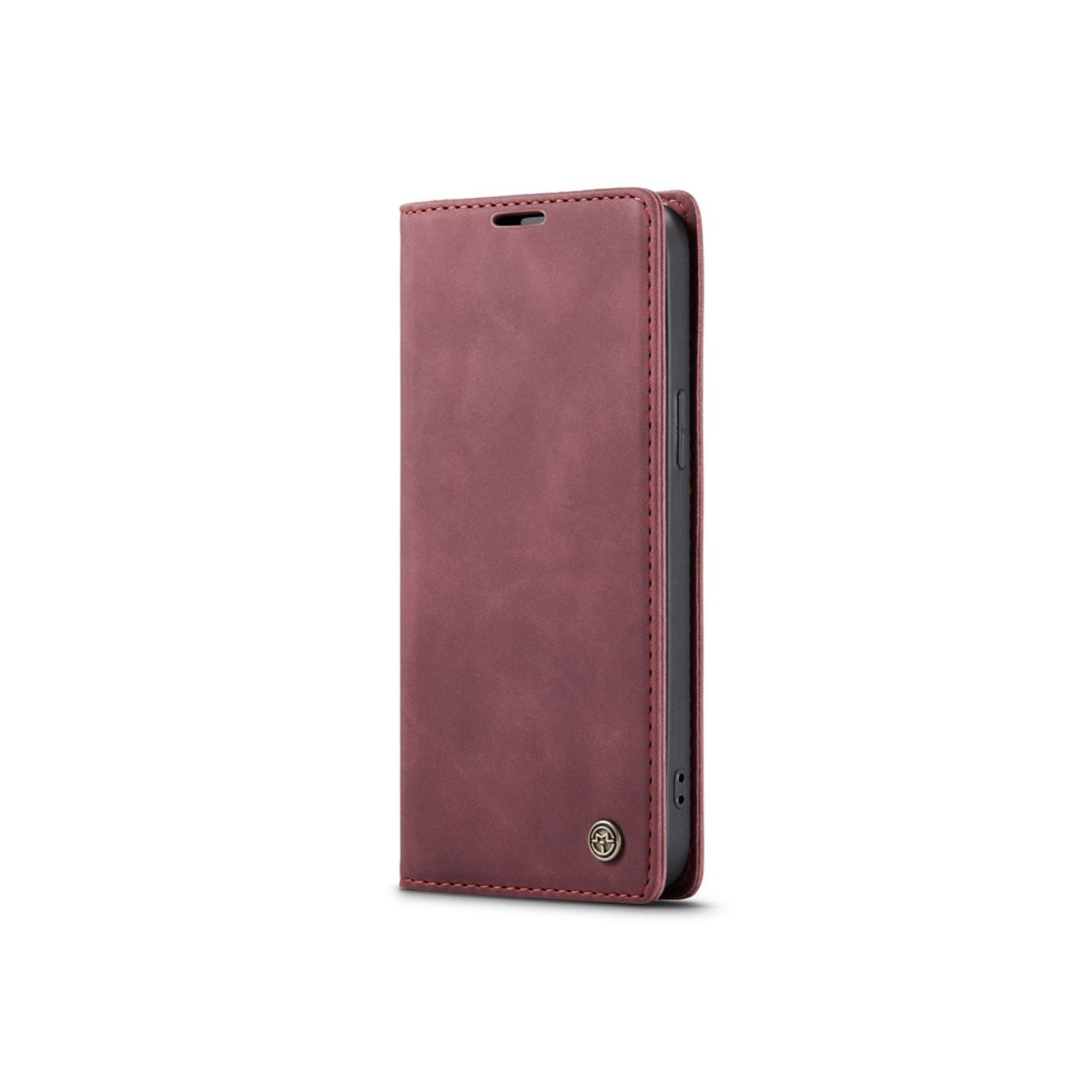 CASEME Retro Wallet Case for iPhone 14 - Red