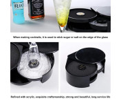 3-lagers Bar Juice Cocktail Socker Salt Rimmer Tool Bartender