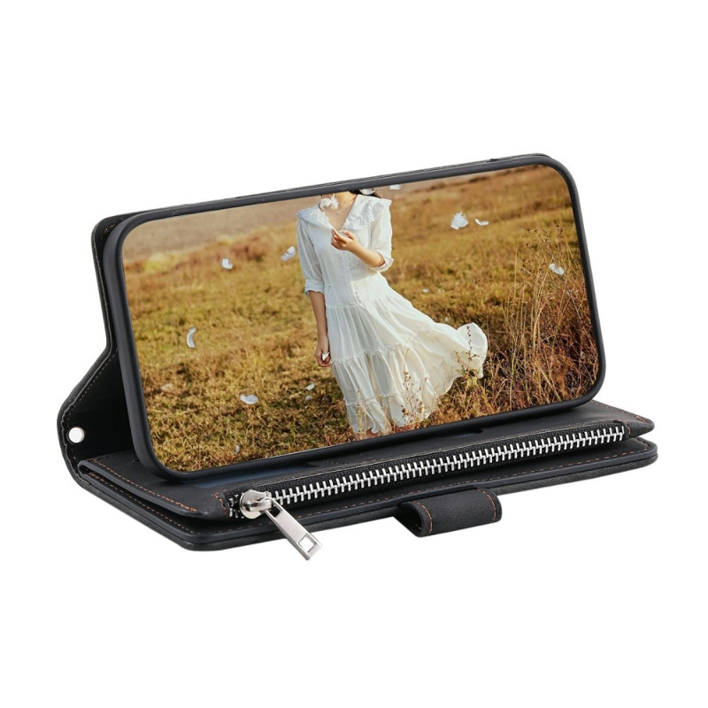 For Samsung Galaxy S26 Ultra 5G Zipper Wallet Case Rhombus Phone Cover