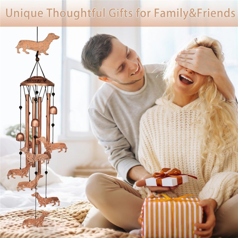 34 tuuman rautainen tuulikello, musikaalinen puutarhakoriste, tuulikello, puutarha ulkokäyttöön - Kolibri