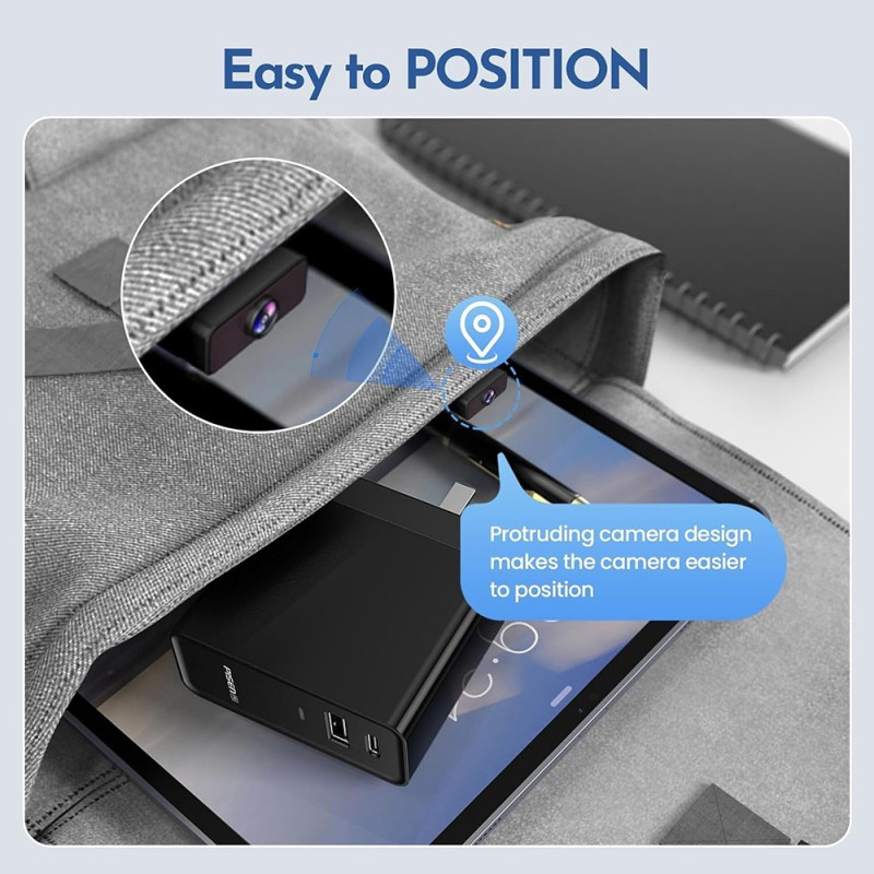 WiFi Mini Camera Monitor Motion Detection Remote Recorder Wide Angle Night Vision