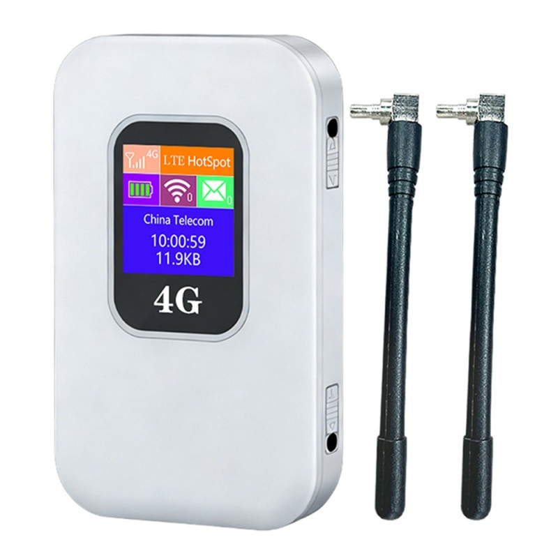 4G LTE mobil WiFi-ruter 2 antenner WiFi 6 300 Mbps hotspot eurasisk versjon