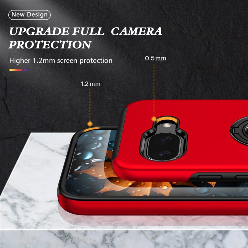 Til Google Pixel 10a SkalFingerring Kickstand Hybrid Taske