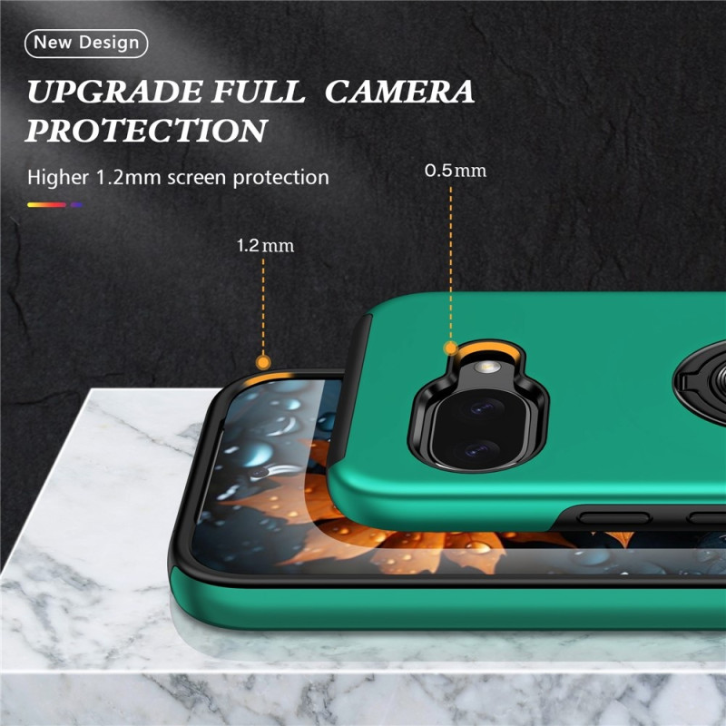 Til Google Pixel 10a SkalFingerring Kickstand Hybrid Taske