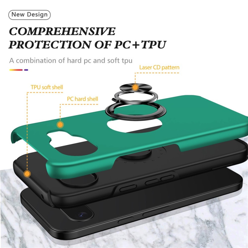 For Google Pixel 10a Skal Finger Ring Kickstand Hybrid Case