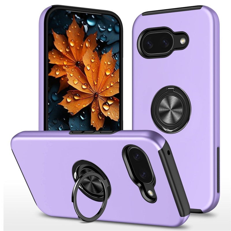 Till Pixel 10a Skal Hybrid skal med Finger Ring - Lila