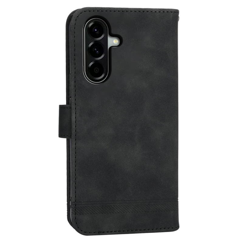 DIERFENG For Samsung Galaxy A37 5G Wallet Case with Stand and Wrist Strap