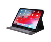 Till iPad Air 13 (2024) Vikbart fodral korthållare Tygtextur - Grå