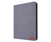 Till iPad Air 13 (2024) Vikbart fodral korthållare Tygtextur - Grå