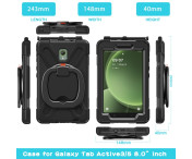 Till Samsung Galaxy Tab Active5 Heavy Duty Armor skal