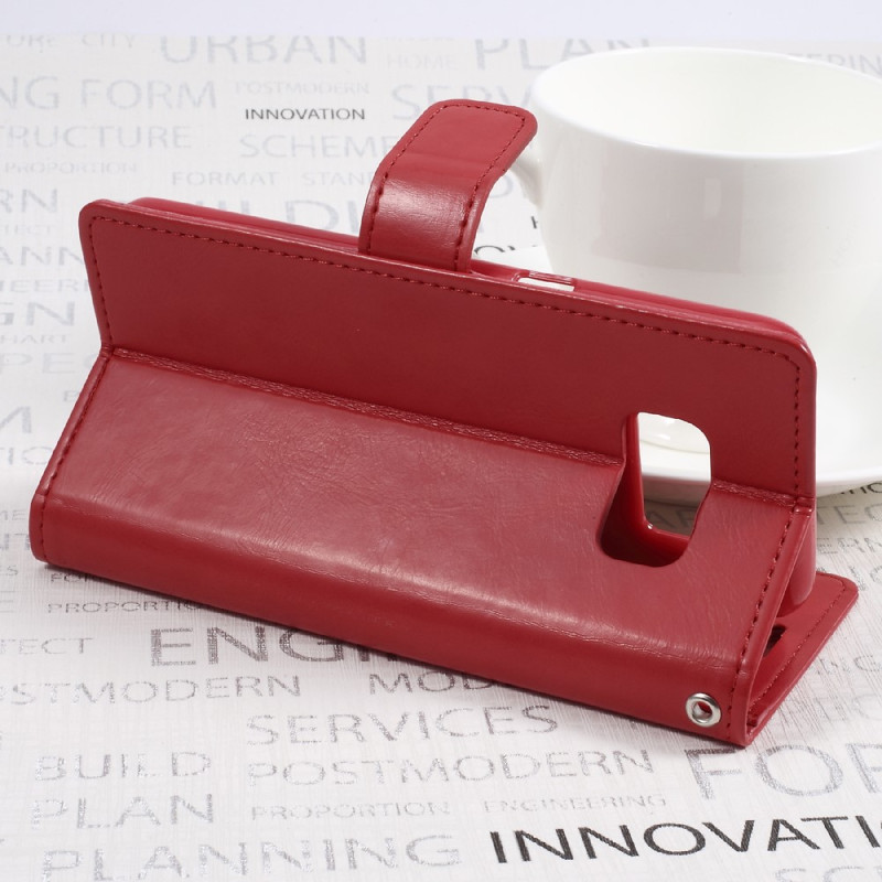 MERCURY GOOSPERY Blå Måne Samsung Galaxy S8 Plus - Rød