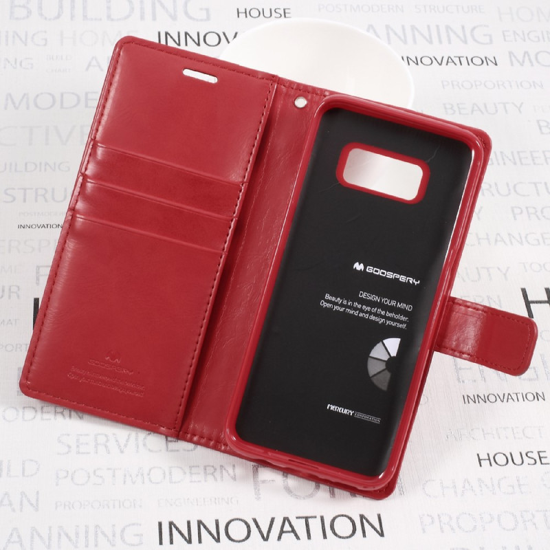 MERCURY GOOSPERY Blue Moon Samsung Galaxy S8 Plus - Red