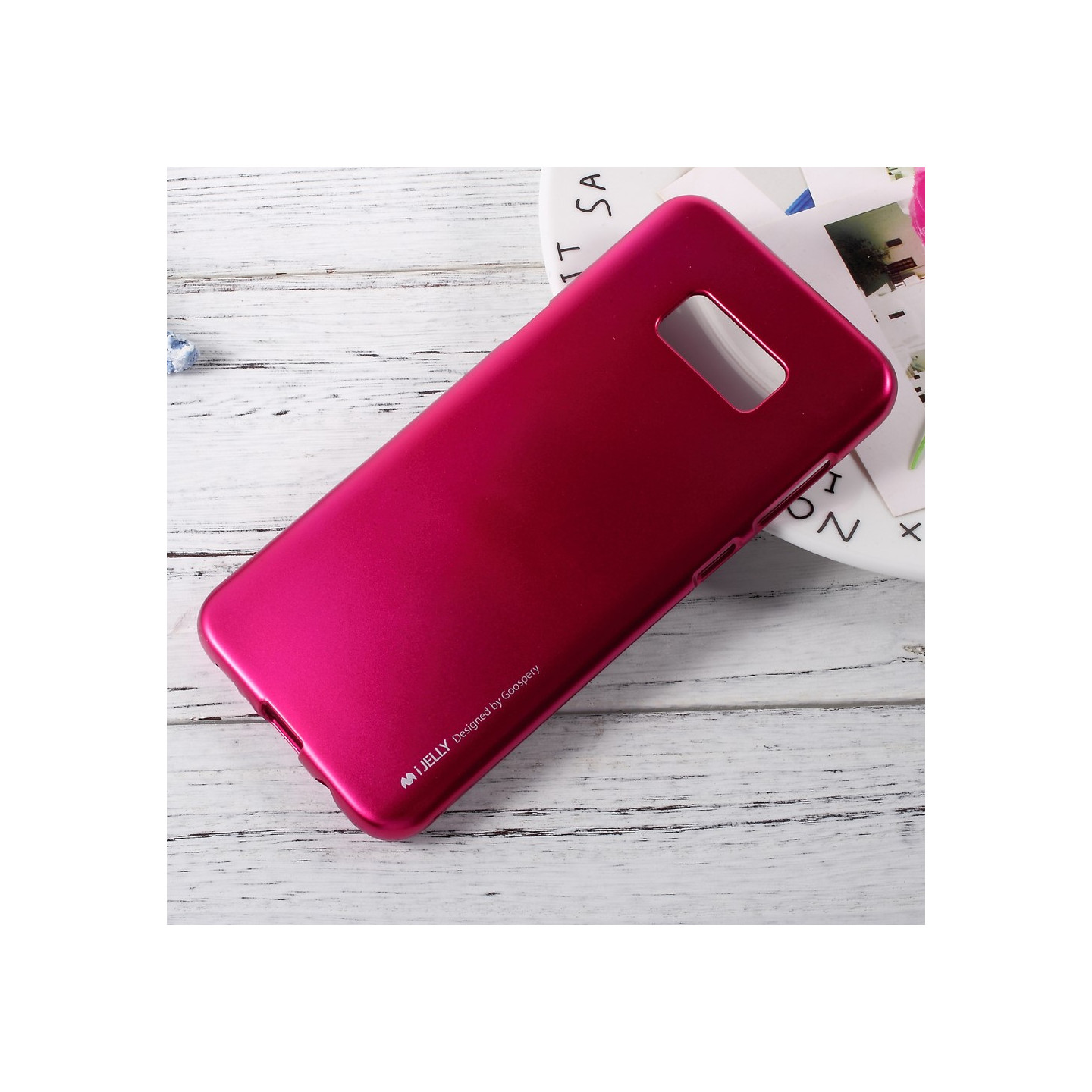 Mercury GOOSPERY Jelly TPU - deksel til Samsung Galaxy S8 Plus - Rosa