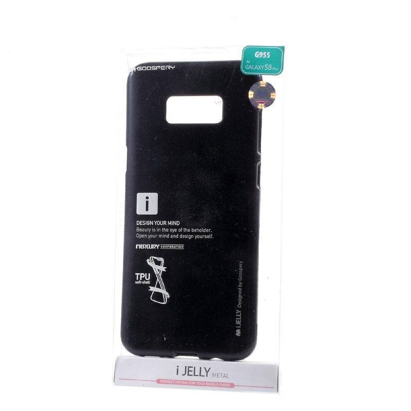 Mercury GOOSPERY Jelly TPU Skal Samsung Galaxy S8 Plus - Musta