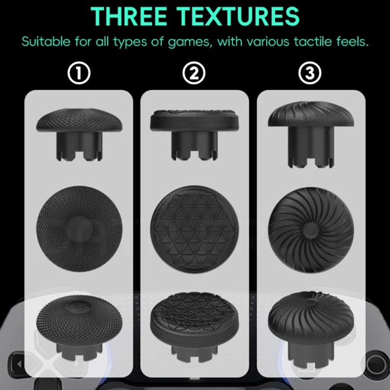 DATA FROG 8pcs/set Thumbstick Caps for PS5 PS4 XBOX Nintendo Switch Controller