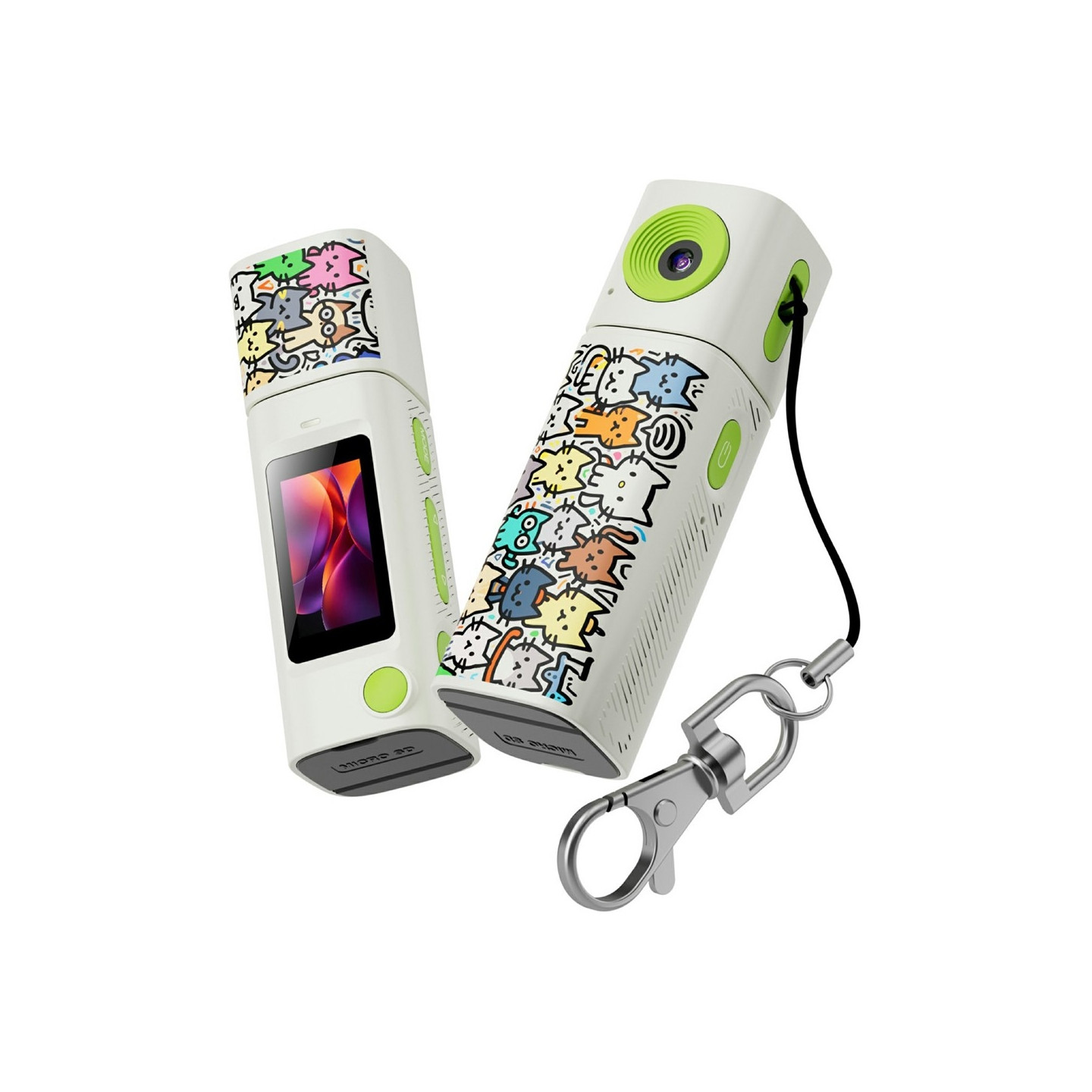 G10 Mini Camera 0.96" Screen 2K HD Video Camera 230 Degree Rotatable Lens