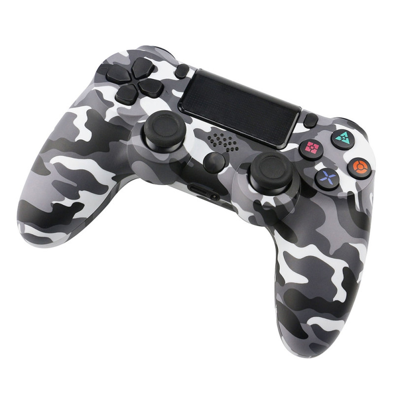 Trådløs spillkontroller for Sony PS4 Bluetooth-gamepad med vibrasjon - kamuflasje