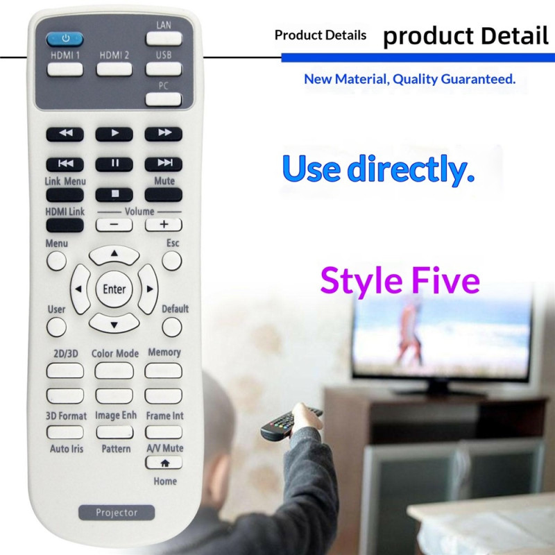 Replacement Remote Control CH-TW5300 for Epson Projector