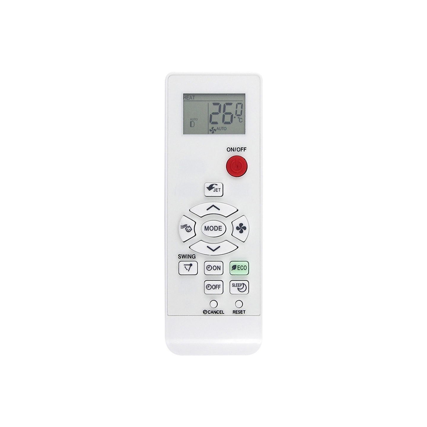 Remote Control Replacement for CRMC-A937JBEZ for Sharp Air Conditioner