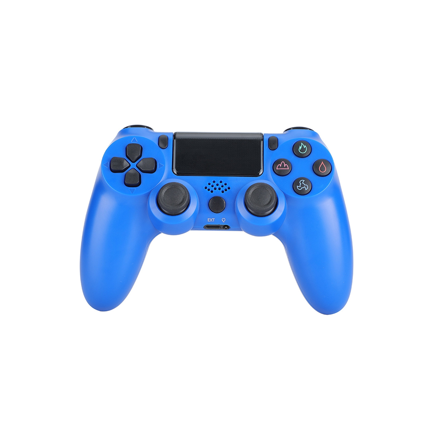 Trådløs spillkontroller for Sony PS4 Bluetooth-gamepad med vibrasjon - Blå