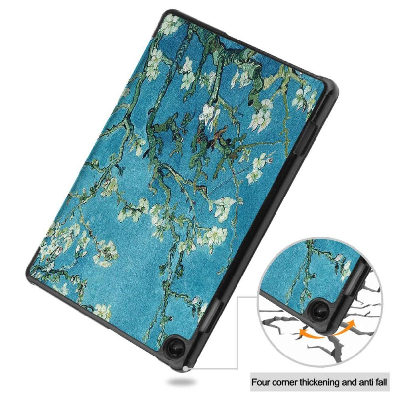 For Lenovo Tab M10 (Gen 3) Trifold Stand Cover - Blossom