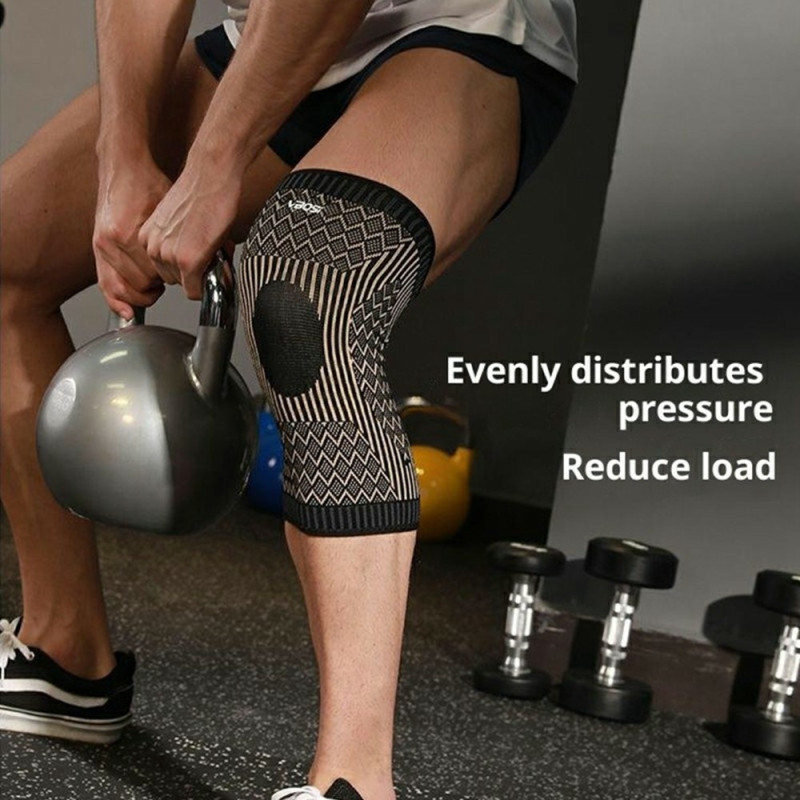 VBOSI 1 pc. Elastic stable Support for knee Knee brace Knee protector Patella Warming - L