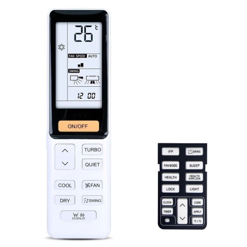 Remote Control Replacement for 0010402886D for Haier Air Conditioner