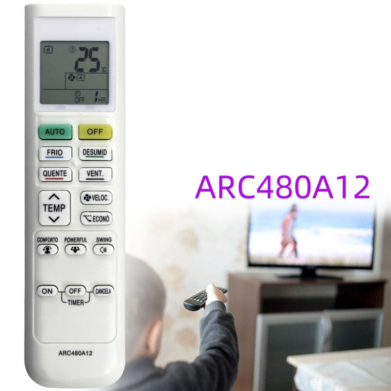Daikin-ilmastointilaitteen ARC480A12 -kaukosäätimen vaihto
