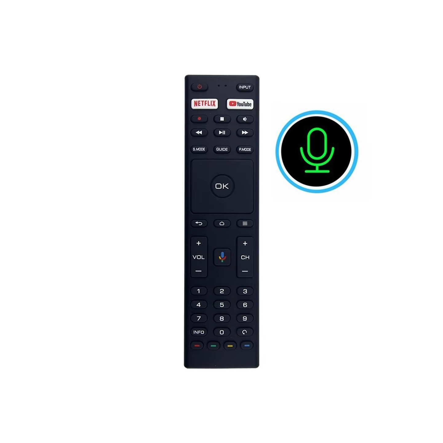 Remote Control Replacement for RM-C3363 For JVC TV Voice Activated