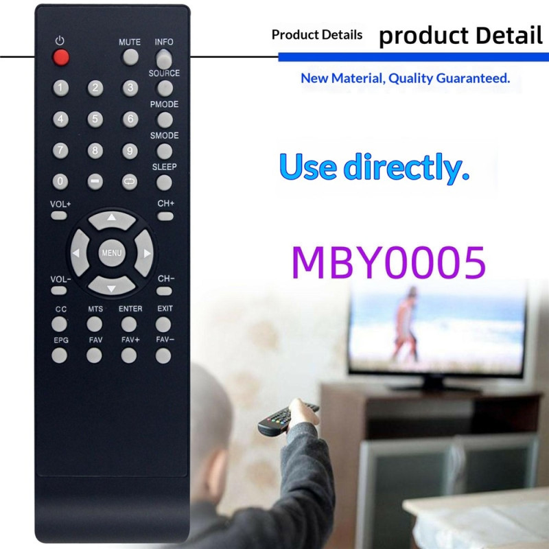 Remote Control Replacement for MBY0005 For PROSCAN TV