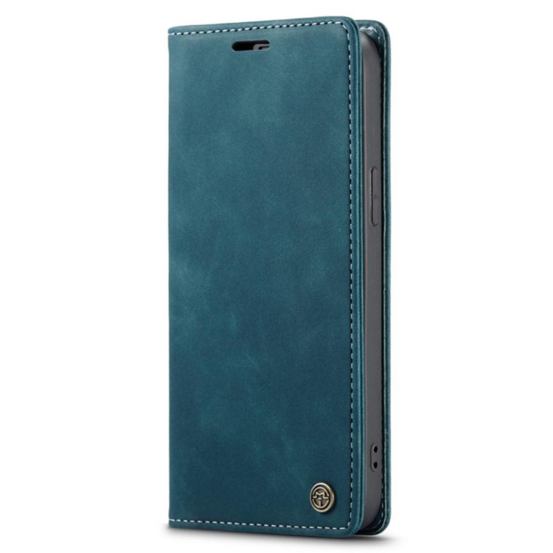 CASEME Retro Wallet Case for iPhone 14 - Blue