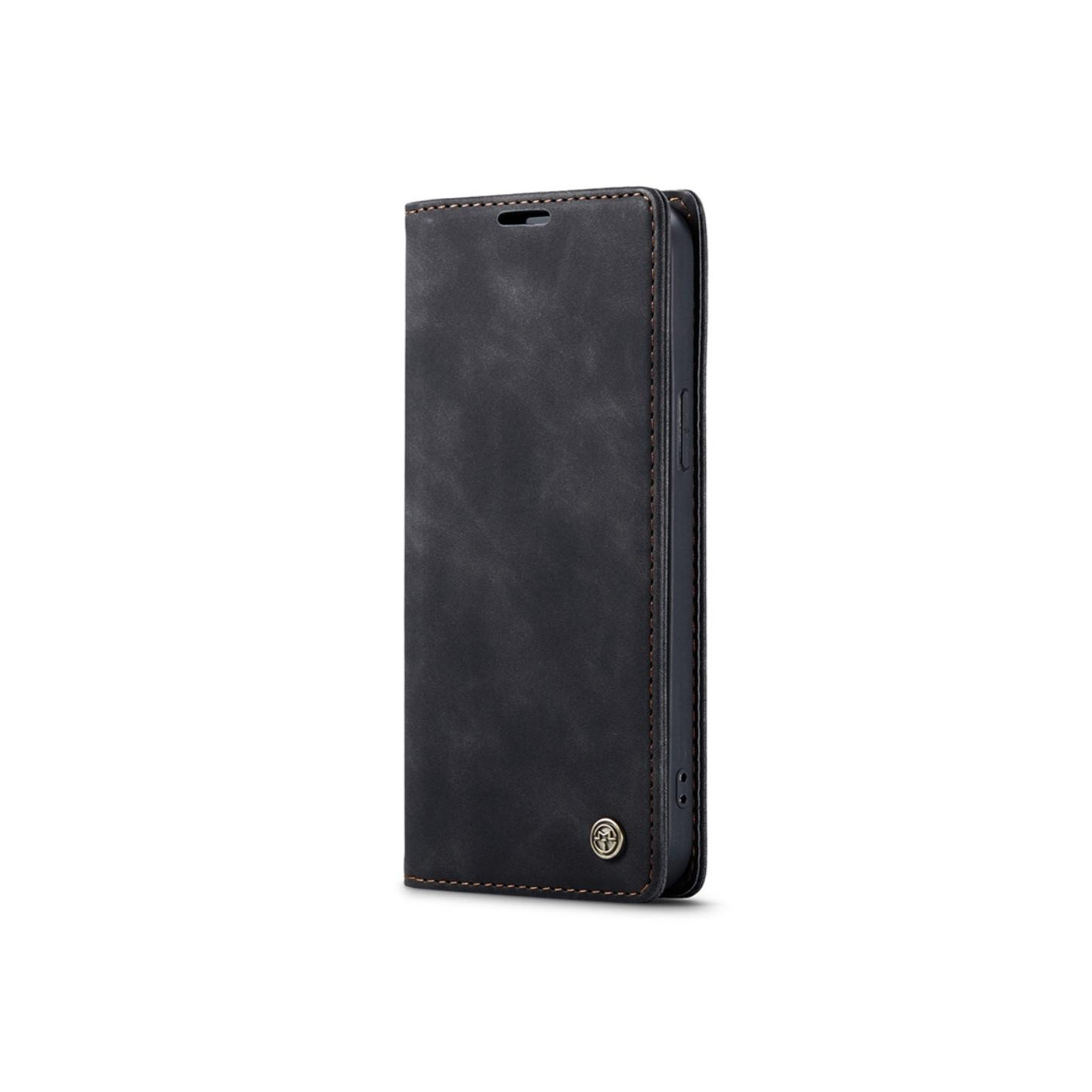 CASEME Retro Wallet Case for iPhone 14 - Black