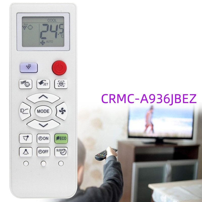 Sharp-ilmastointilaitteen CRMC-A936JBEZ-kaukosäätimen vaihto