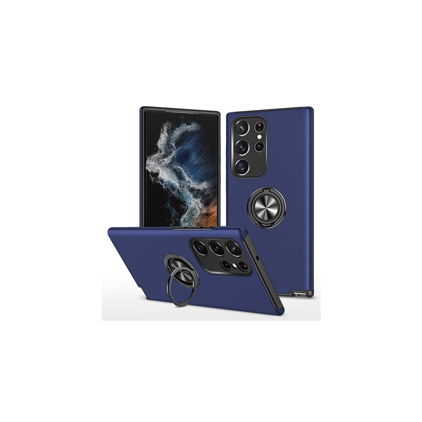 Til Samsung Galaxy S26 Ultra Hybridcover med Ringholder og Stander