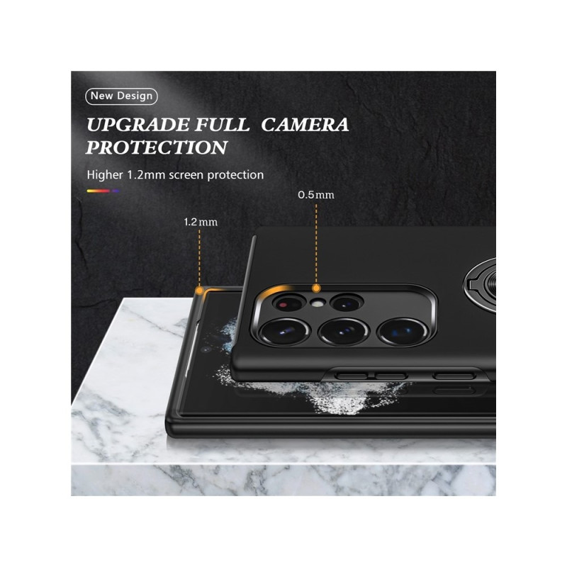 For Samsung Galaxy S26 Ultra Hybrid Case with Ring Holder and Stand