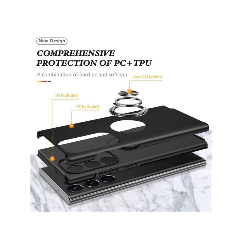 Til Samsung Galaxy S26 Ultra Hybridcover med Ringholder og Stander