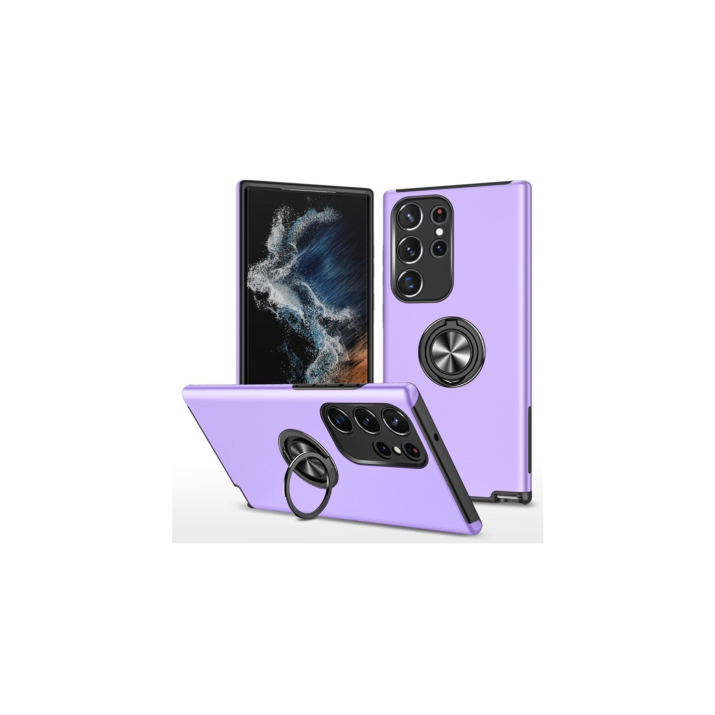 Till Samsung Galaxy S26 Ultra Hybrid skal med Finger Ring