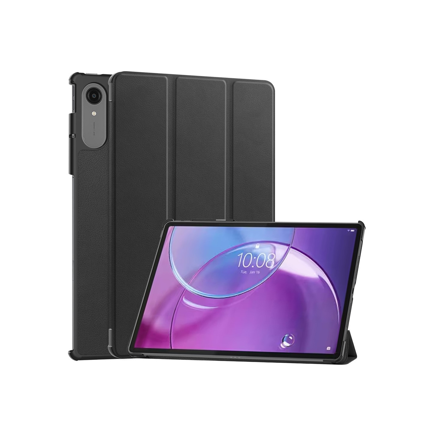 Til Lenovo Idea Tab Pro Gen 2 13" Deksel med Stativ Støtsikker - Svart